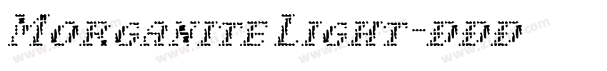 Morganite Light字体转换
